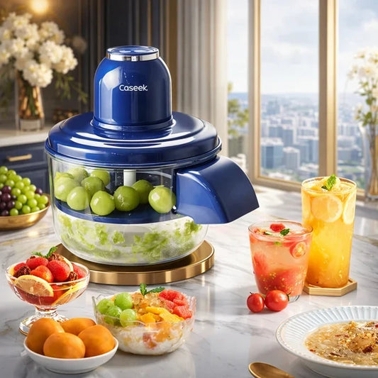 Multi-Functional Vegetable & Fruit Chopper β Manual Food Cutter with Transparent Bowl for Garlic, Fruits, Vegetables & More