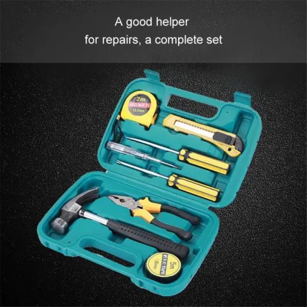 8 Pcs Professional Toolset With Storage Box - Tool Set Designed For Hardware Maintenance And Daily Repair Routine