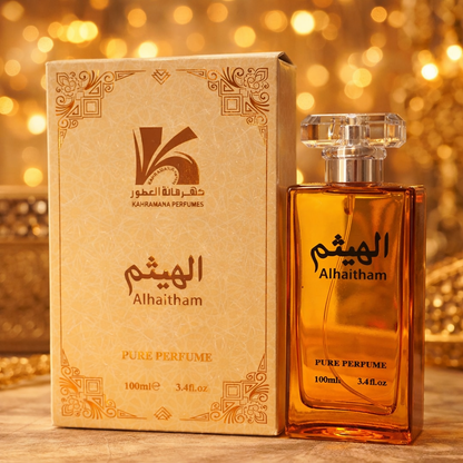 Alhaitham Pure Perfume by Kahramana Perfumes – Luxury Long-Lasting Arabic Fragrance Spraymium Fragrance Spray - 100ml