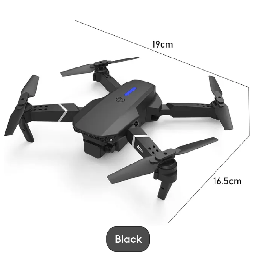 Foldable Dual Camera Drone with HD WiFi Camera, Obstacle Avoidance & Altitude Hold