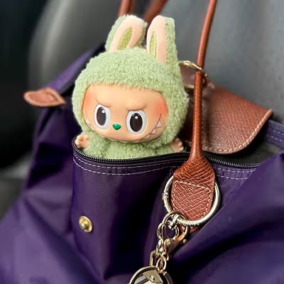 LABUBU Plush Blind Box Doll Keychain | Random Design Bag Charm Collectible Toy - Random Color