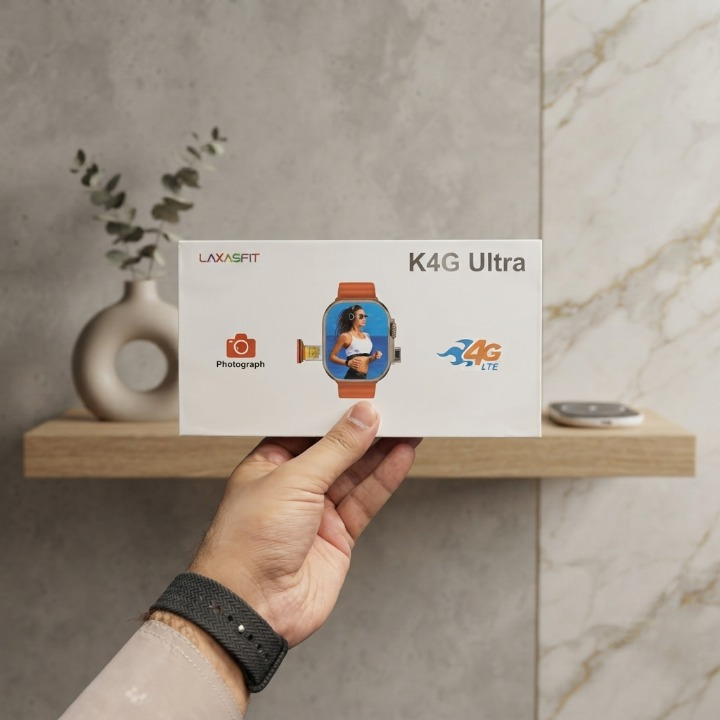 Laxasfit K4G Ultra Smartwatch - Wearable Device Designed For Smart Tracking And Daily Lifestyle Routine