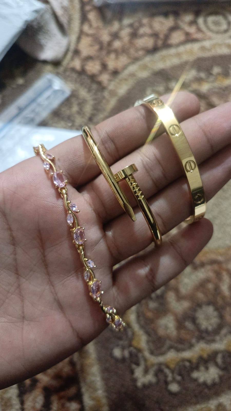 Pack of 3 Bracelets – Nail Cartier, Cartier & Tulip Bracelet Set