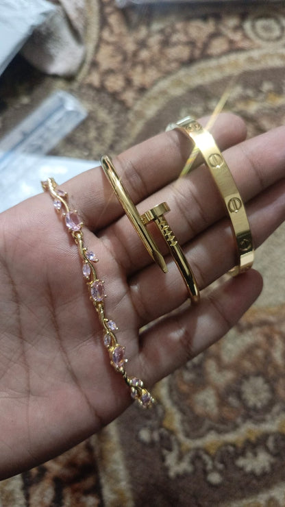 Pack of 3 Bracelets – Nail Cartier, Cartier & Tulip Bracelet Set