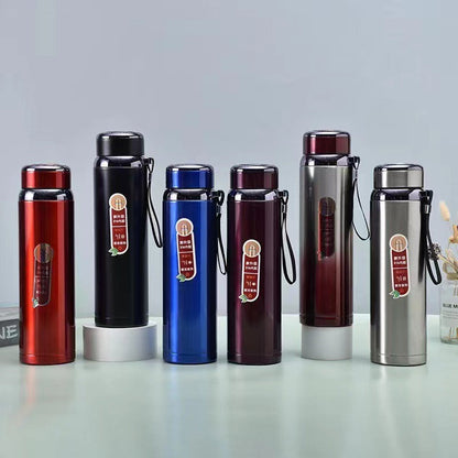 Stainless Steel Water Bottle Vacuum Flask 1000ML - Drinkware Product Designed For Hydration And Daily Beverage Routine (Random Color)