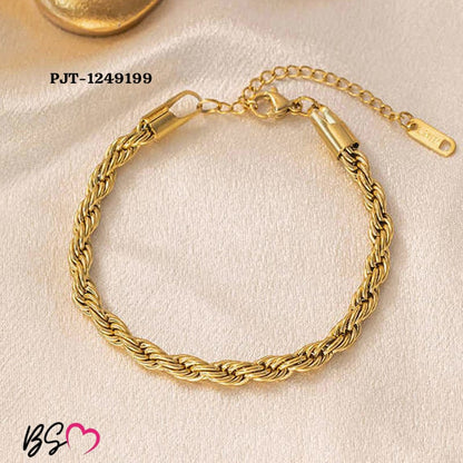 Golden Rope Bracelet / Anklet – Unisex Stylish Chain