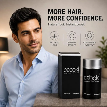 Caboki Hair Building Fibers, Adds Volume & Thickness, For Unisex - Cosmetic Product Designed For Hair Care - 25g