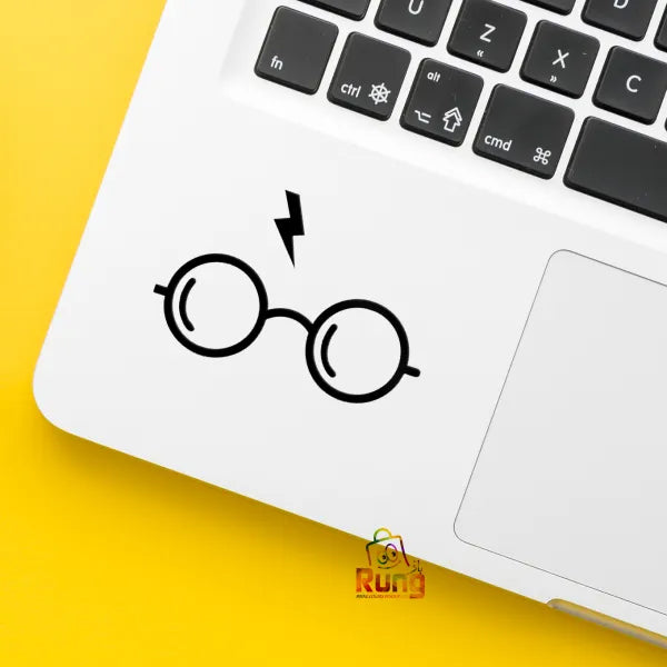 Harry Potter Glasses logo Vinyl Cut Sticker For Laptop and Mobile Phones Sticker Only