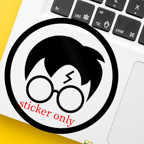 Harry Potter Vinyl Sticker 3.5 Inches Waterproof Durable Strong Adhesive High Quality PVC Practical Choice For Fans Laptop Notebook And Bottle Decoration