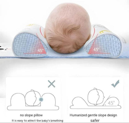 Adjustable Baby Sleeping Support Pillow Anti Roll Cushion And Neck Protection Infant Sleep Positioner | Random Colour