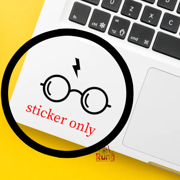 Harry Potter Glasses logo Vinyl Cut Sticker For Laptop and Mobile Phones Sticker Only