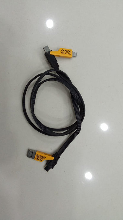 4 In 1 Fast Charging Cable 1.5 Metre USB To Type C PD Charger Compatible With iPhone Android Type C Laptop Durable Reliable Practical Choice