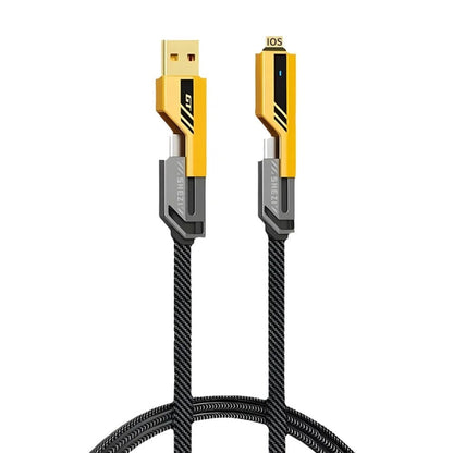 4 In 1 Fast Charging Cable 1.5 Metre USB To Type C PD Charger Compatible With iPhone Android Type C Laptop Durable Reliable Practical Choice