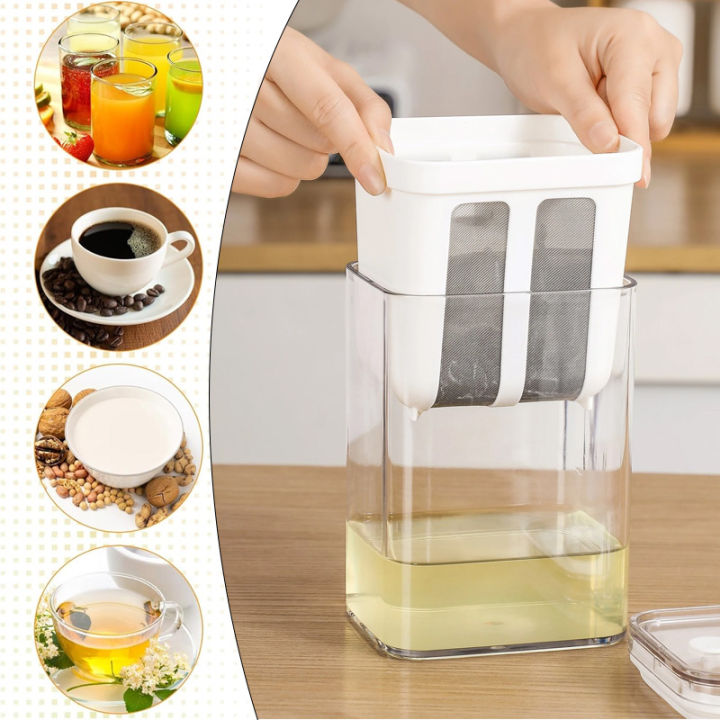 Multi-Purpose 1100ML Greek Yogurt Maker Hung Curd Strainer Box with Mesh Filter | Yogurt Maker