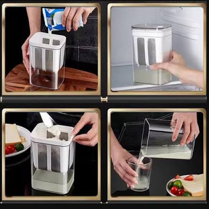 Multi-Purpose 1100ML Greek Yogurt Maker Hung Curd Strainer Box with Mesh Filter | Yogurt Maker