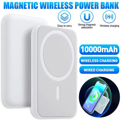 10000mAh Magnetic Wireless Power Bank - Fast Charging Android and IPhone both Suteable Power Bank