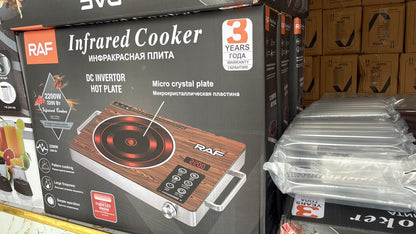 RAF infrared Cooker 2200 watts Electric Stove with Fast Heating