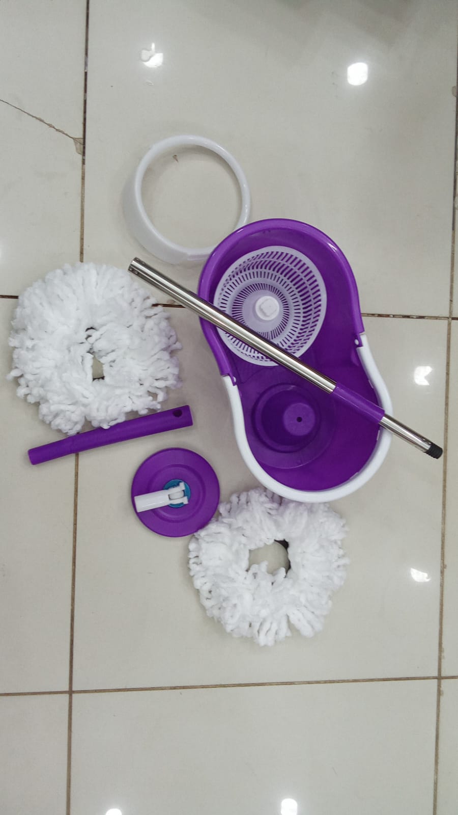 360° Rotating Head Mops with Bucket Mob Deep-cleaning magic mop-microfiber mop | Best for home and office cleaning