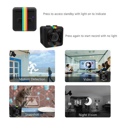 SQ11 Mini HD Dash Cam Compact Car Camera With Night Vision Motion Detection And HD Video Recording For Car Security And Recording