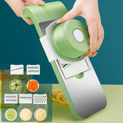 Multifunctional Stainless Steel Vegetable Slicer And Chopper - Kitchen Tool Designed For Food Preparation And Daily Cooking Routine
