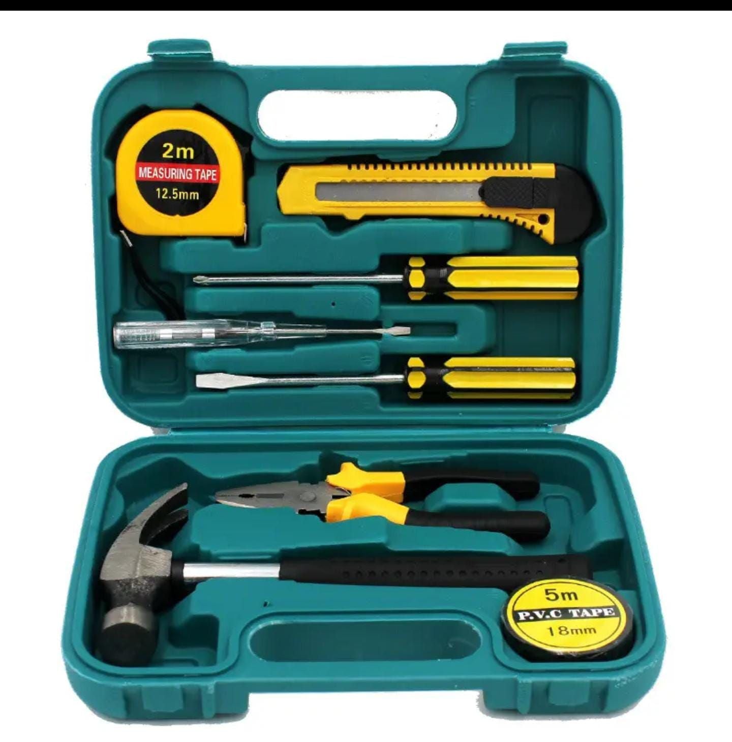 8 Pcs Professional Toolset With Storage Box - Tool Set Designed For Hardware Maintenance And Daily Repair Routine