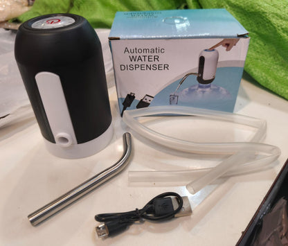 Automatic Water Pump Dispenser Rechargeable Portable USB Pump For Standard Water Bottles With Quick Water Flow For Home Office And Outdoor Use