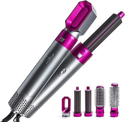 High Quality 5 In 1 Hair Styler Hot Air Brush Volumizer Straightener Curler Durable Portable Practical Choice For Salon Style At Home
