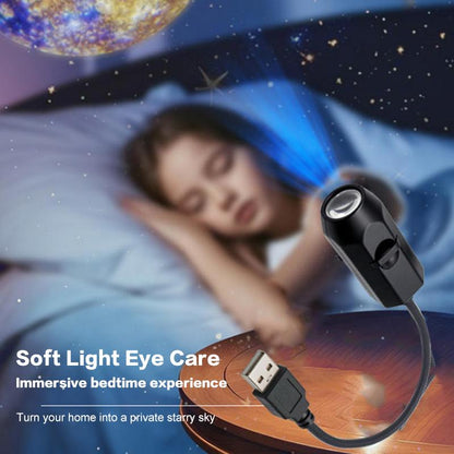 USB Flexible Moon & Earth Projection Light with 6 lenses