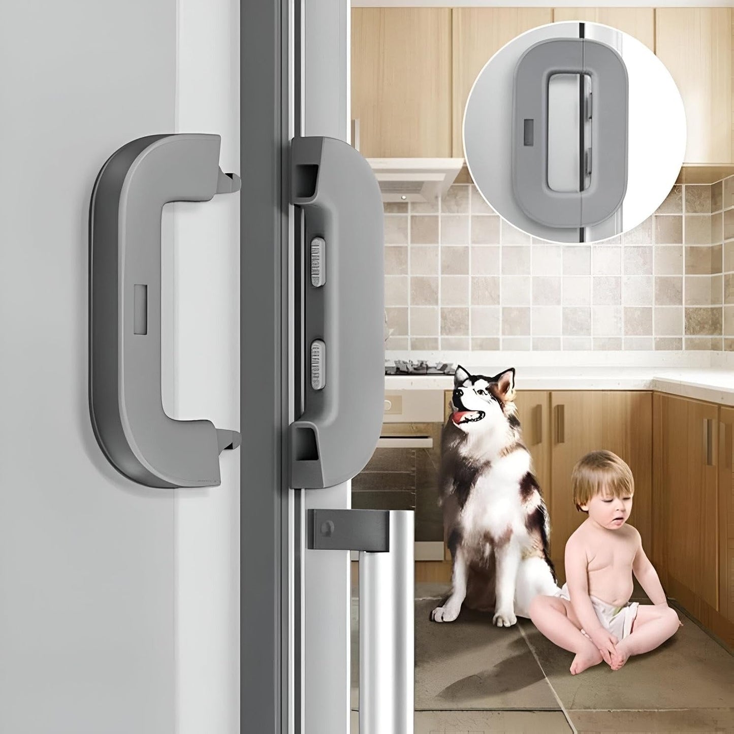 Child Safety Refrigerator Lock - Safety Accessory Designed For Appliance Protection And Daily Home Security Routine