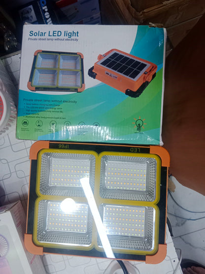 Solar LED Light Portable Waterproof Street Lamp For Outdoor Lighting And Security