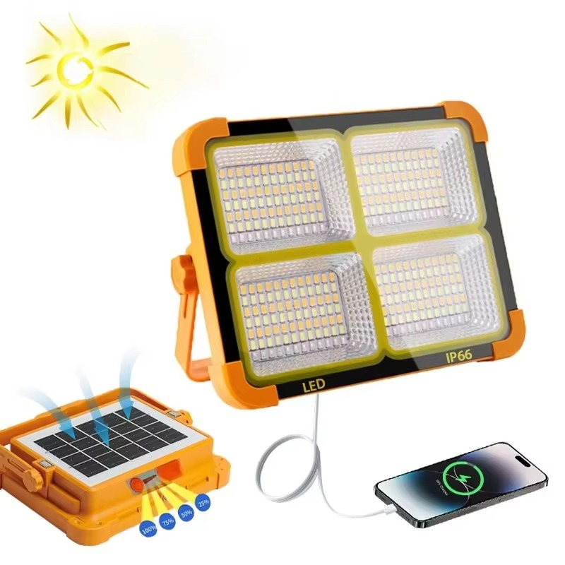 Solar LED Light Portable Waterproof Street Lamp For Outdoor Lighting And Security