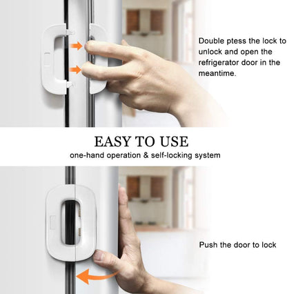 Child Safety Refrigerator Lock - Safety Accessory Designed For Appliance Protection And Daily Home Security Routine