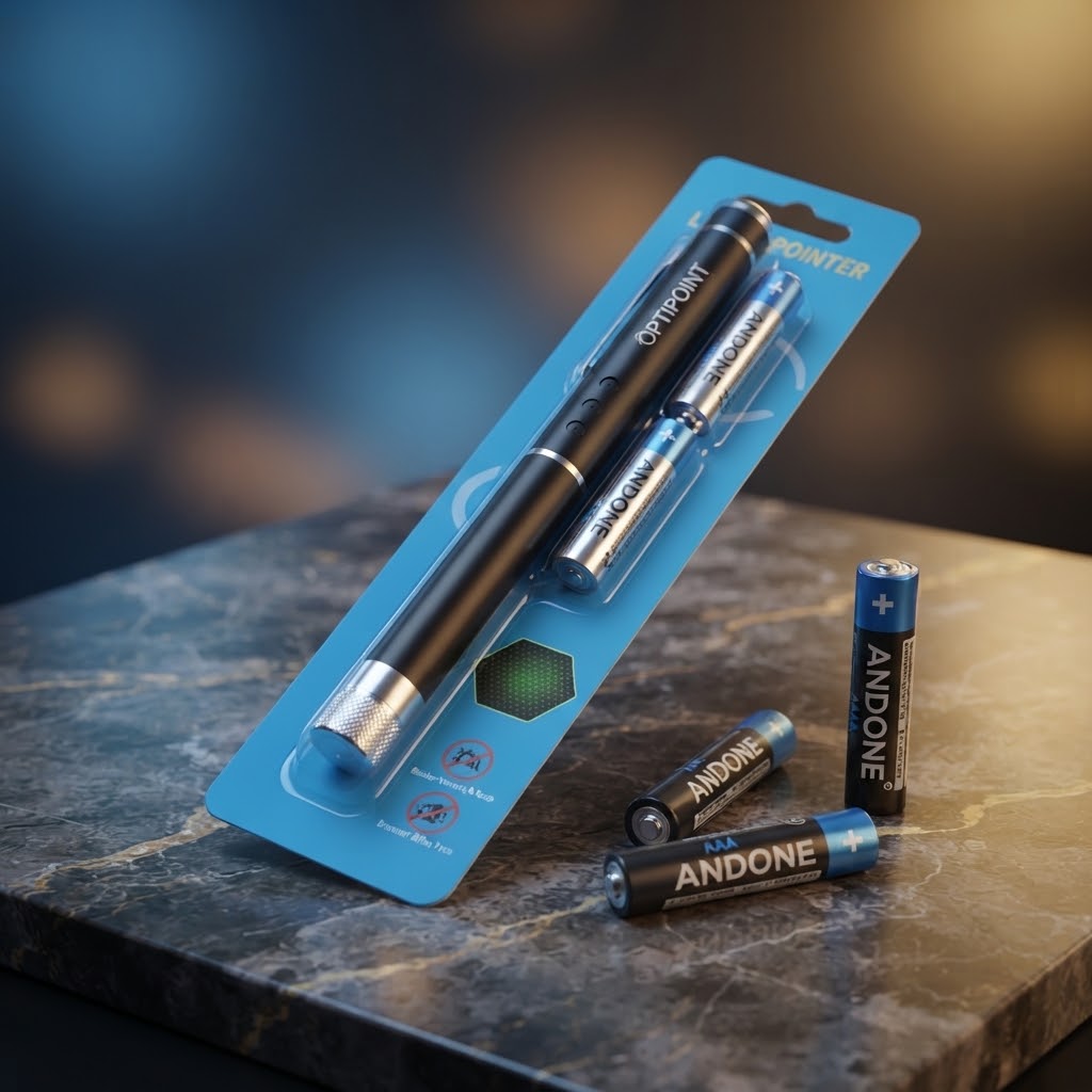 Powerful Green Laser Pointer With Bright Beam And Compact Metal Body For Presentations Teaching Astronomy And Outdoor Activities
